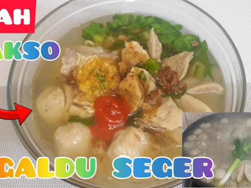 Kesegaran Bakso Sapi Kuah