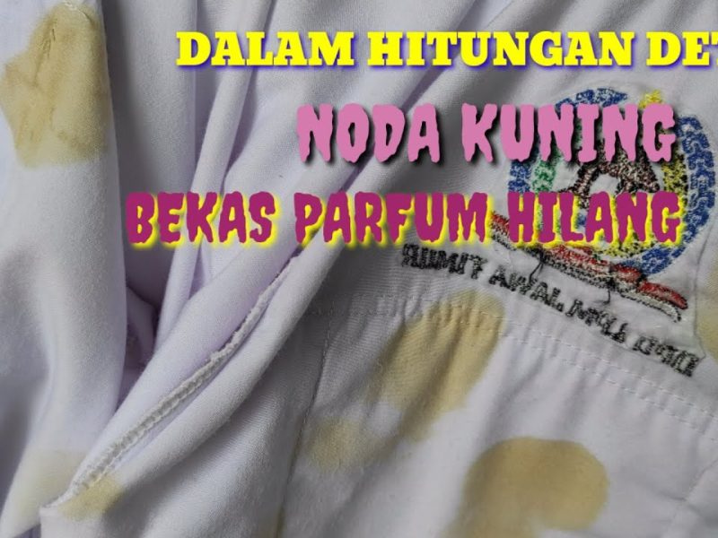 Noda Parfum Dapat Hilang: Ini Teknik Membersihkan Yang Benar!