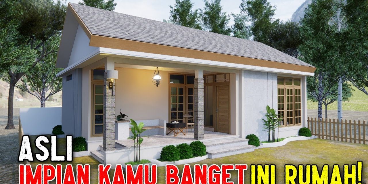 Konsep Rumah Minimalis Di Desa Yang Menyatu Dengan Alam