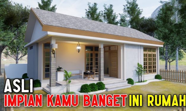 Konsep Rumah Minimalis Di Desa Yang Menyatu Dengan Alam